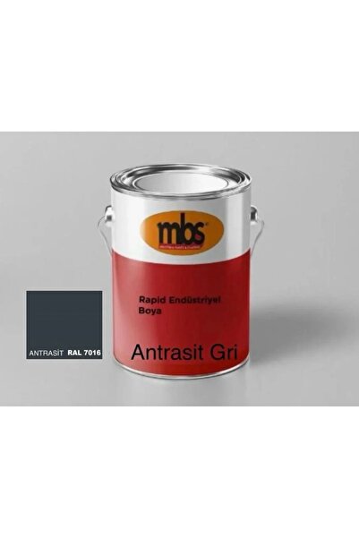 mbs kimya MBS Endüstriyel Boya Antrasit Gri RAL 7016 2.5Kg