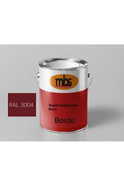mbs kimya Endüstriyel Rapid Boya Bordo RAL3004