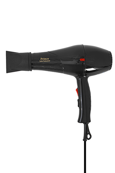 Princo Fön, Şekillendirme ve Saç Kurutma Makinası 2400 W 2 Kademeli Ayar Siyah Pr-902