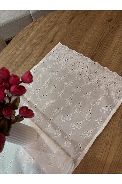 NURGİTA HOME 100% бавовняний білий бігунок (40x140)