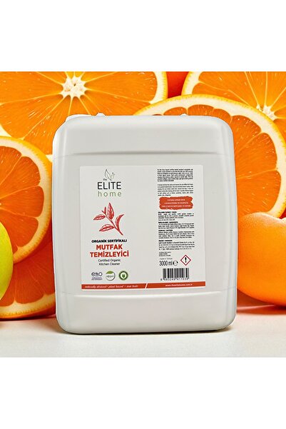 The Elite Home Organik Ve Vegan Sertifikalı Mutfak Temizleyici 3 Kg Portakal ...