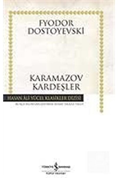 TÜRKİYE İŞ BANKASI KÜLTÜR YAYINLARI Karamazov Kardeşler (CİLTLİ)