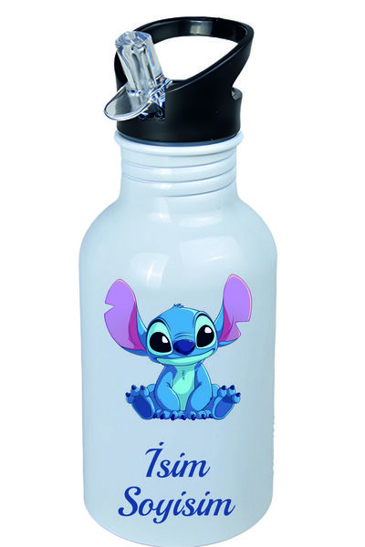 Kreax Mavi Uzaylı stich Matara Suluk