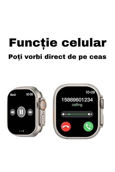 CEB Ceas inteligent iTin S10 Pro 2.22 + căști wireless iTin R10 + curea suplimentară / ceas inteligent