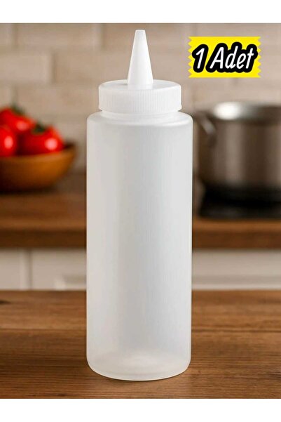 GastroPlast Şeffaf Fişek Sosluk Plastik 500ml