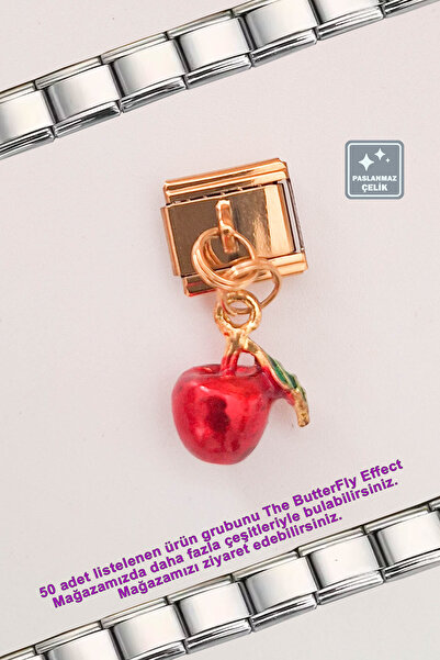 Miss TBee Italian Steel Bracelet - Single Charm