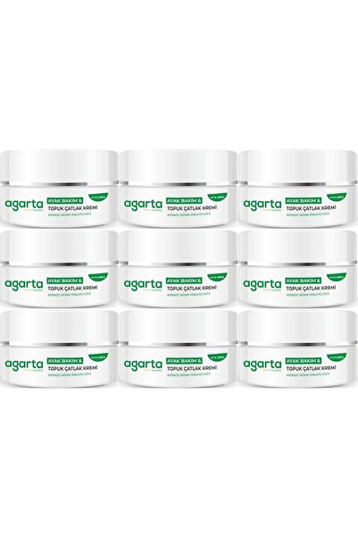 Agarta Foot and Heel Crack Care Cream 100ml (Set of 9)