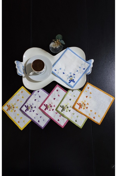 NGR HOME 6'LI KAHVE YANI SUNUM KOKTEYL PEÇETESİ