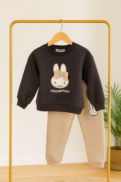 morpembej kadın erkek çocuk Happy Rabbit Girl's Set