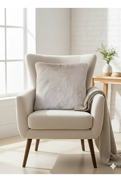 FeelHome Бони заешка кожа, мека, двулицева, скрит цип, уютна калъфка за възглавница 40x40