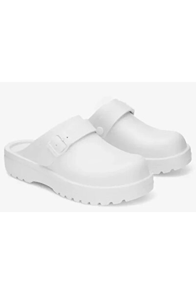 KOCAMANLAR Sabo Doctor and Nurse Slippers Thick Sole Orthopedic Men's Slippers White