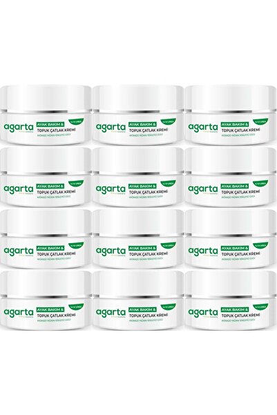 Agarta Ayak ve Topuk Çatlak Bakım Kremi 100ML (12 Li Set)
