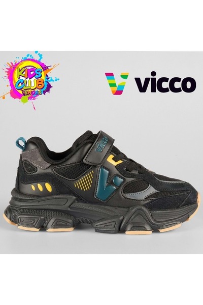 Vicco Wild Ортопедичні дитячі спортивні кросівки ЧОРНІ