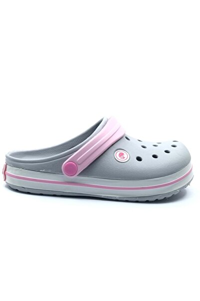 KOCAMANLAR Sabo Doctor and Nurse Slippers Orthopedic Unisex Slippers Gray-Pink