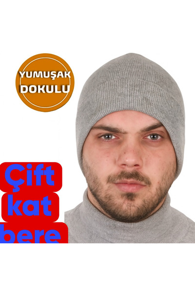 EMKA GİYİM Double Layer Thermal Beanie