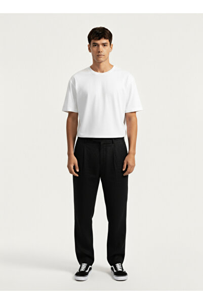 Thestiluxe Μπλουζάκι Unisex Basic Oversize Crew Neck