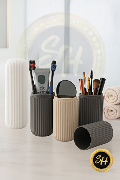 Snow Homs Pratik Seyahat Tipi Diş Macun Fırça Saklama Ve Taşıma Kabı Diş Fırç...