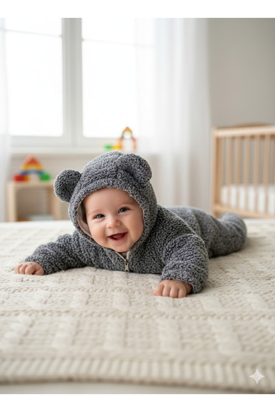 MeaShop Wellsoft Unisex Baby Sleeping Bag - Plush Teddy Bear