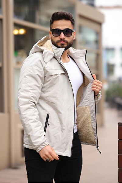 ABİLLİTA Muški zimski kaput - Suve krzno i otporan na vetar