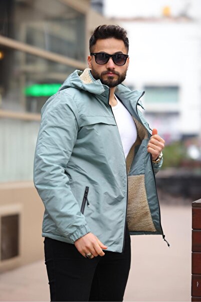 ABİLLİTA Palton de iarnă pentru bărbați - Suve Furry și rezistent la vânt