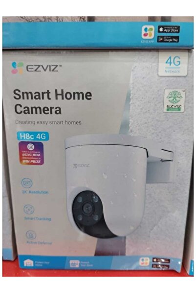 EZVIZ كاميرا مراقبة خارجية H8c Pro 4K Pan & Tilt Wi-Fi