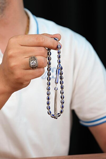 dergah tesbih Zirkon Taşı Tesbih Gümüş