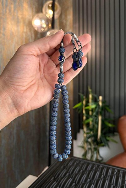 dergah tesbih Lacivert Tesbih El Örmesi