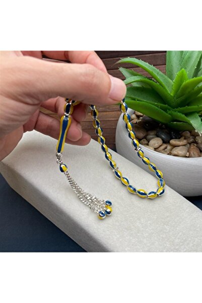 dergah tesbih Fenerbahçe Gümüş El işçiliği Taraftar Tesbih