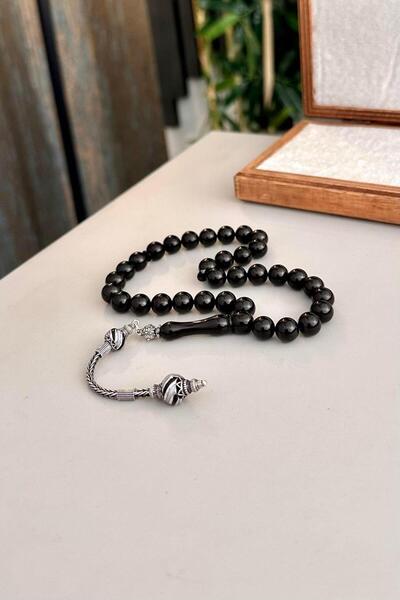 dergah tesbih Çeşmi Bülbül Serisi Erzurum Oltu Taşı Tesbih 9 mm