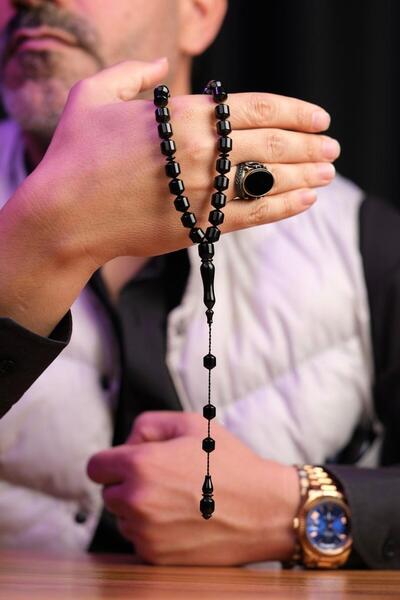 dergah tesbih Sadeliğin Şıklığı ile Usta İşi Erzurum Oltu Tesbih