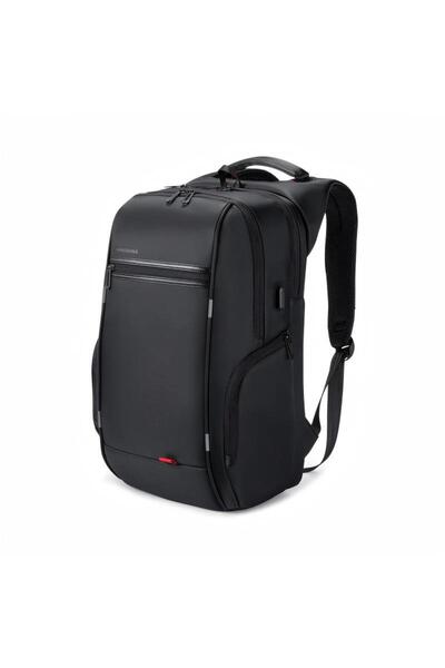 fun zone Polyester Laptop Backpack Black