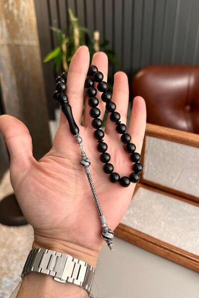 dergah tesbih Çeşmi Bülbül Serisi Erzurum Oltu Taşı Tesbih 9 mm