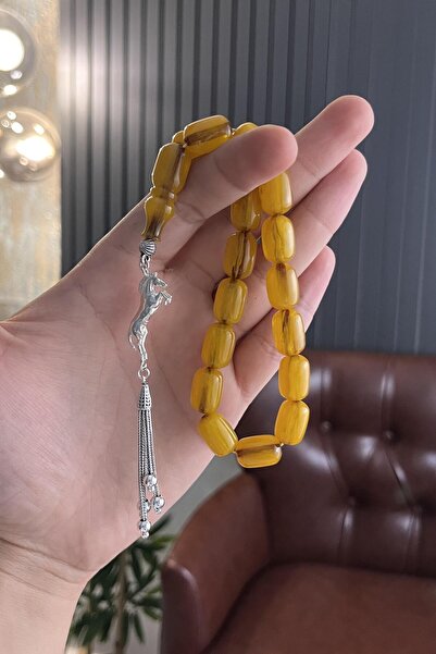 dergah tesbih Silver Horse Şahlanış Series New German Squeezing Efe Rosary