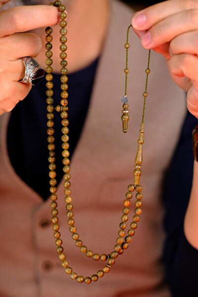 dergah tesbih Master Yusuf Cevher Kokulu Pelesenk Ağacı Koleksiyonluk Tesbih (2'li Set)