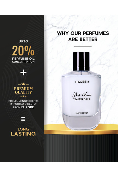 Naseem Musk Safi - Eau De Parfum for Men and Women 100ml