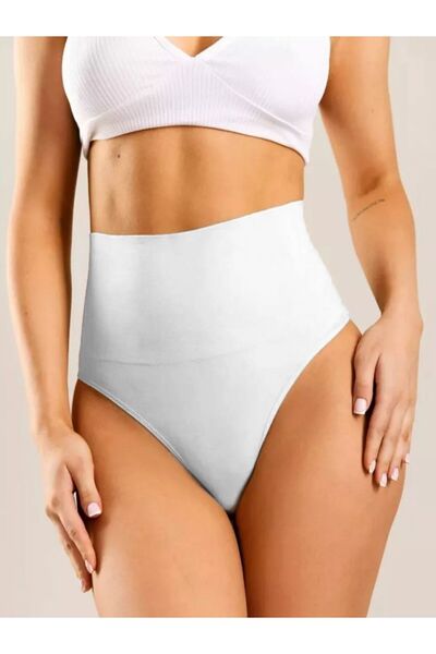 MİSTİRİK Model Montela Lenjerie String Colectare si Strângere Lenjerie Intima Model Alb Culoare