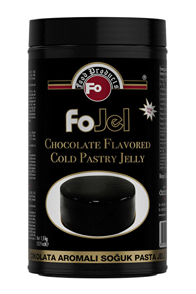 FO Çikolata Aromalı Soğuk Pasta Jeli 1,5 kg