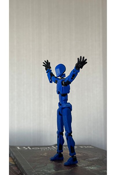 Loopify Lucky 13 Aksiyon Figürü Robot Oyuncak 13cm Mavi Siyah