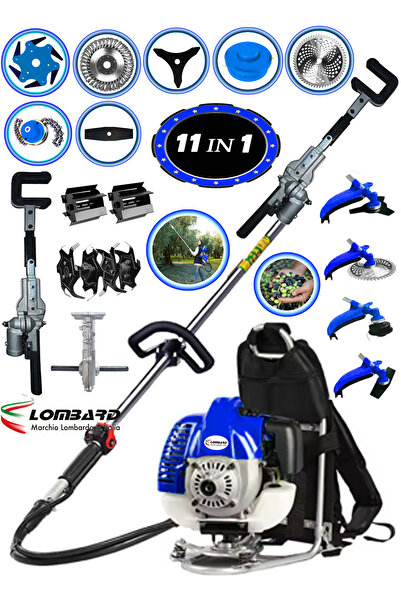 Cros LOMBARD NEW 12 Parça Full Set Sırt Tırpan + Zeytin Toplama + Çapalama Seti