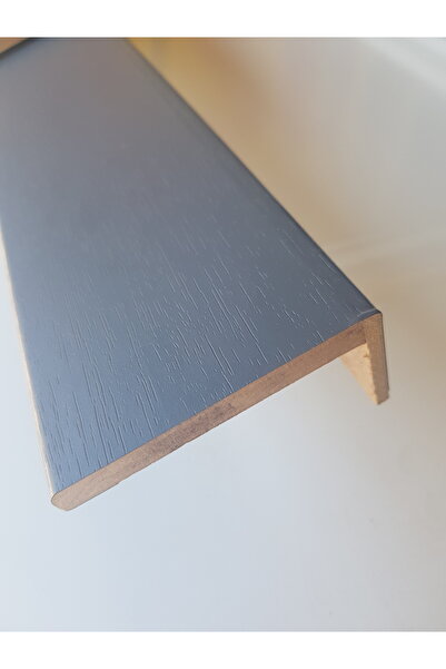 Çınar Kasa Pervaz İç Oda Kapı Pervazı, Antrasit. 5 Adet (1 Kapı için) L geçmeli PVC kaplama 220*8cm