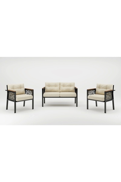 adımshops MELİSA Balkon-bahçe-kafe Çay Seti Koltuk Oturma Takımı-oturma Grubu,ofis Koltuğu