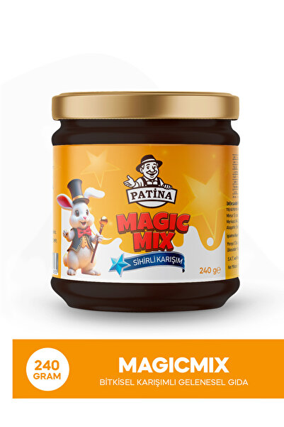Patina Magicmix Kakaolu & Karadut Pekmezli Bitkisel Karışımlı Geleneksel Gıda...