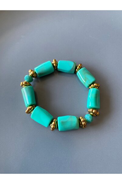 dela otantik سوار معصم قابل للتعديل مصنوع يدويًا من الخرز الأكريليك السميك - ...