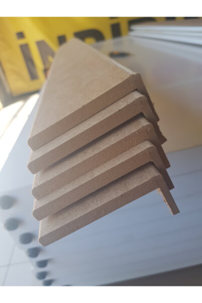 Çınar Kasa Pervaz İç Oda Kapı Pervazı, Ham MDF. 5 Adet (1 Kapı için) L geçmeli 220*8cm