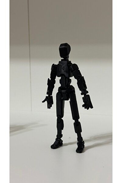 Loopify Lucky 13 Aksiyon Figürü Robot Oyuncak 13cm Siyah Siyah