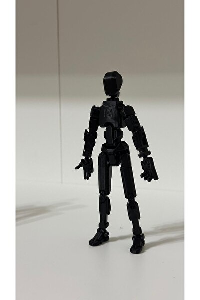 Loopify Lucky 13 Aksiyon Figürü Robot Oyuncak 13cm Siyah Siyah