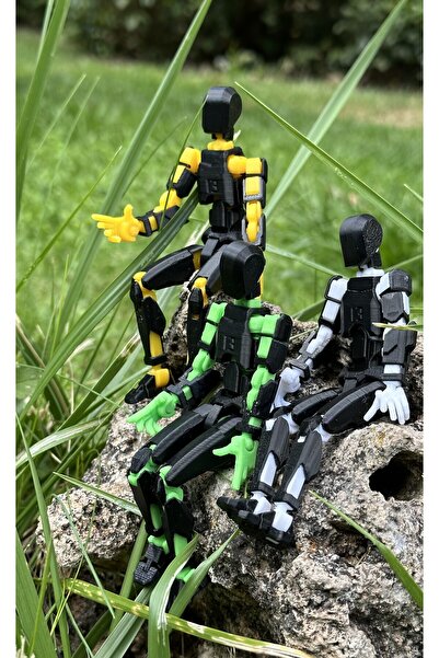 Loopify Lucky 13 Aksiyon Figürü Robot Oyuncak 13cm 3'lü Set