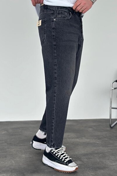 MADZEYMODA Ανδρικό Boyfriend Mold Smoked Jean Jeans KE-246
