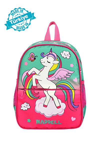 Waddell Fuchsia Unicorn Licențiat - Rucsac pentru grădiniță și geantă termică pentru prânz