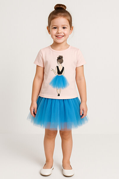 META MODA Set tutu dublu pentru dans pentru fete